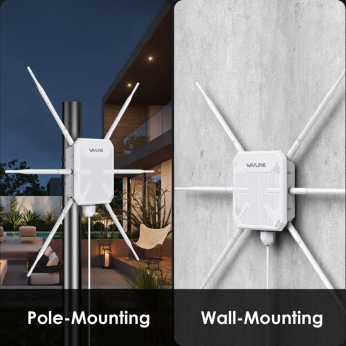 AX3000 Outdoor WiFi 6 Extender Long Range WiFi 6 Router Access Point Repeater - Picture 57 of 57