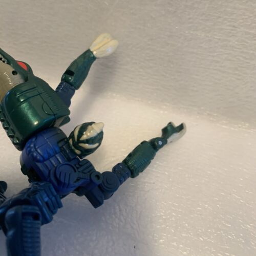 Transformers Beast Wars Fuzors : Basic Class "Terragator" 3 Parts Green Vtg - Picture 3 of 8