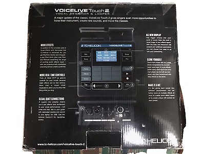 TC-Helicon VOICELIVE TOUCH 2 Vocal Effects Processor with TC-Helicon VOICELIVE TOUCH 2 Vocal Effects Processor with