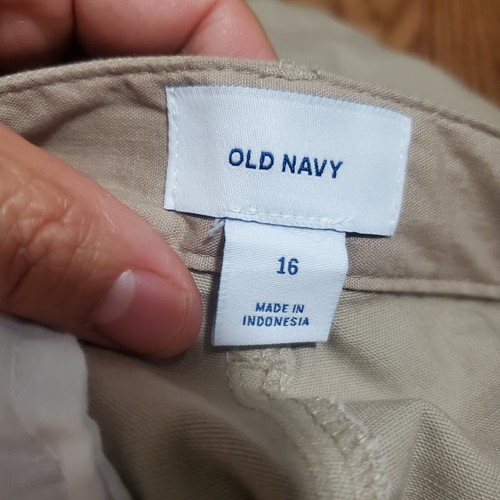 Old Navy Adjustable Waist Built In Flex Pants Size 16 - Picture 16 of 16