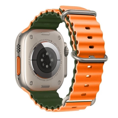 Silikonowy pasek sportowy do Apple Watch Band Ultra 2 1 49mm S10 9 8 7 42/44/45/46mm - Zdjęcie 42 z 53
