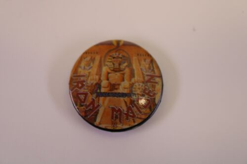 Iron Maiden Dickinson Badge Pin Official Iron Maiden Holdings Powerslave 1984 - Picture 2 of 16
