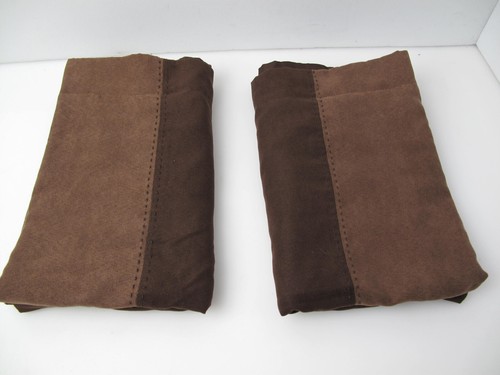 LOT OF 2 MAINSTAYS CLASSIC BROWN SHAM, STANDARD 26 x 20 - Picture 5 of 5