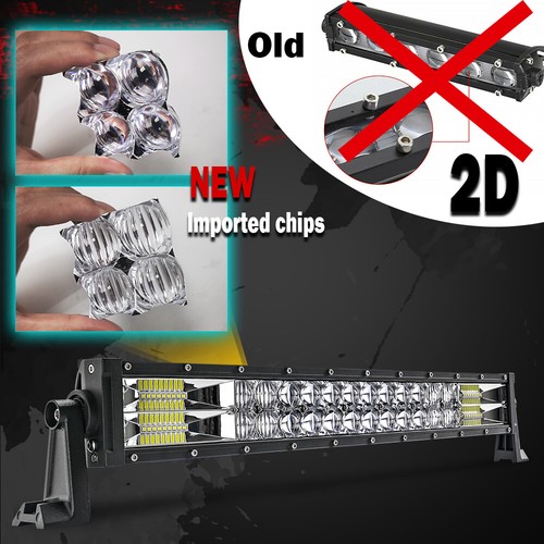 106 cm 380W Barre Lumineuse LED Incurvée Feux de Travail Spot Camion ATV 6000K - Picture 4 of 13