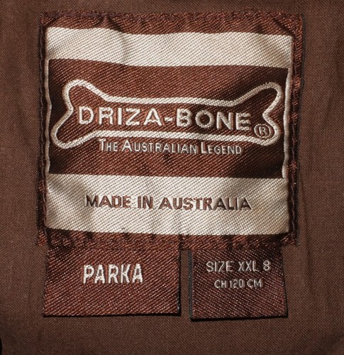 DRIZA-BONE Mens Rare Wax Anorak Parka Jacket Size 8/XXL - Picture 9 of 10