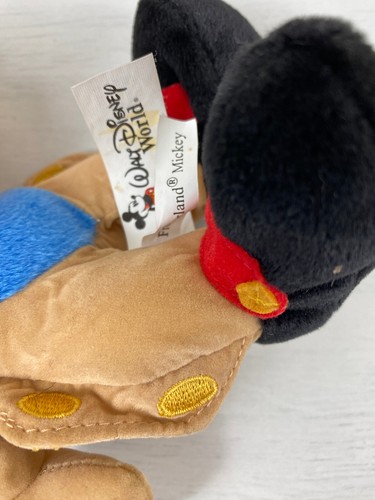 Mickey Mouse Frontierland Sitzsack Plüsch (Walt Disney World Beanie). Mit Etikett - Bild 9 von 22