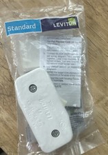 Vintage NOS Leviton White In-Line Switch 10A-125V 5A-250V No. 5410-W