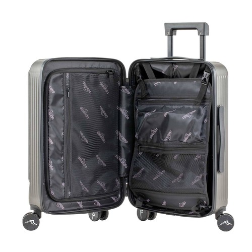 Cabin Size Luggage 20" 2 x Laptop Compartments Dual TSA Lock, USB & 360° Wheels - Picture 11 of 17