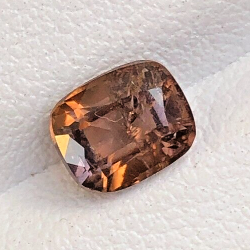 1.25 ct Rare and Exotic Copper Brown Faceted Afghan Tourmaline Loose Gemstone - Picture 2 of 9