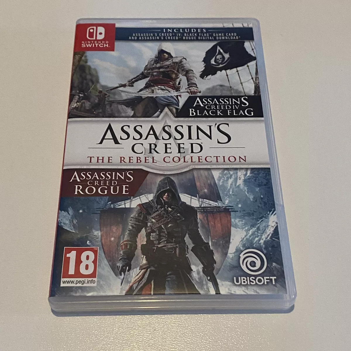 Nintendo Switch EMPTY CASE BOX ONLY Assassin s Creed Rebel Collection NO GAME