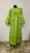 Deacon Sticharion Vestment Set Green Orthodox