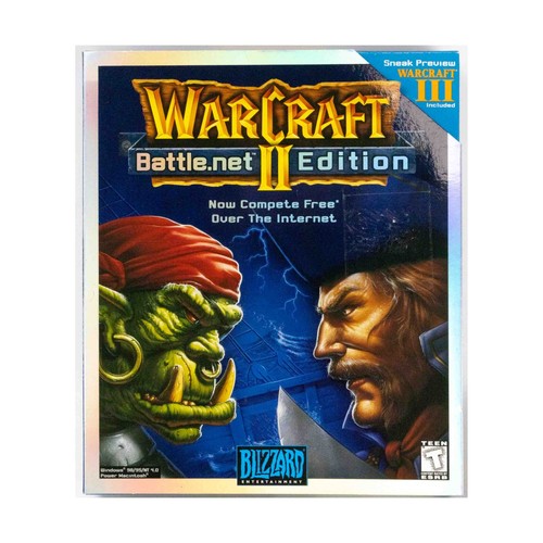 Blizzard Computer Game Warcraft II - Battle.net Ed VG+/EX