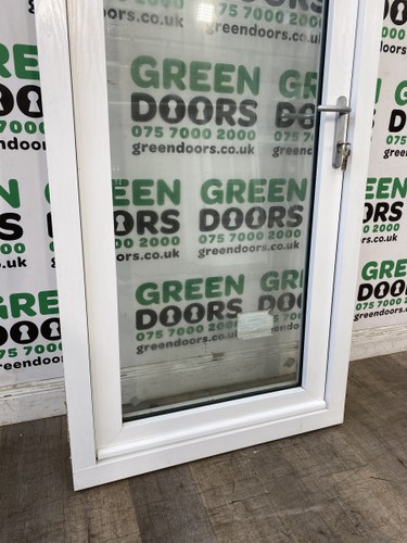 USED UPVC BACK DOOR ALL GLASS PLASTIC RESIDENCE COLLECTION DOUBLE WHITE PVCU - Picture 10 of 24