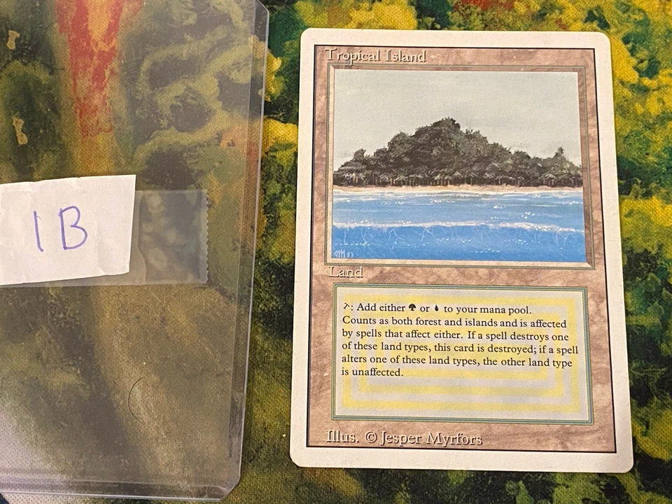 TROPICAL ISLAND REVISED MTG MAGIC THE GATHERING LIGHT PLAY - Image 2 of 4