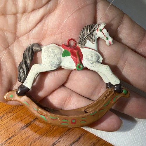 Rocking Horse Christmas Ornament Huge Lot Random Brands And Years - Picture 15 of 24