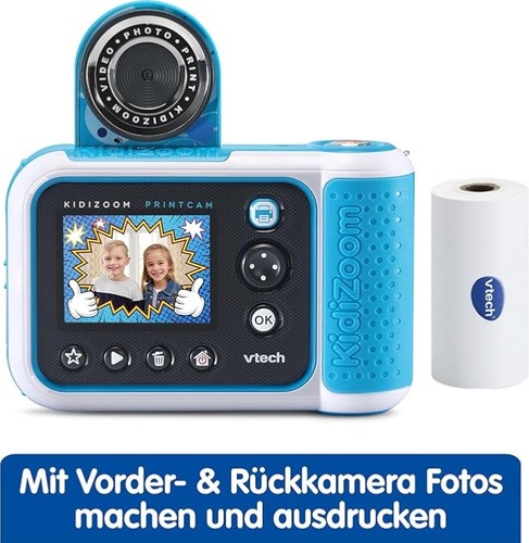 Vtech KidiZoom Print Cam blau - Sofortbildkamera für Kinder mit Druckfunktion….. - Bild 2 von 7