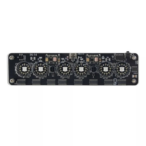 Unique Design IN14 Nixie Clock DIY USB Powered Alarm with LED Backlight - Afbeelding 4 van 9