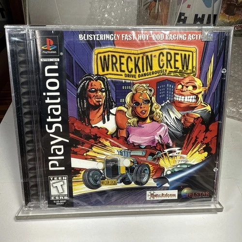 Wreckin' Crew (PlayStation 1, PS1, 1998) Brand New Factory Sealed