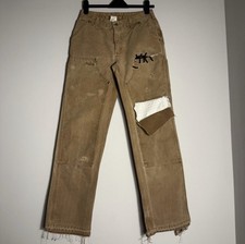Vintage Thrashed Tan Double Knee Carhartt Pan...