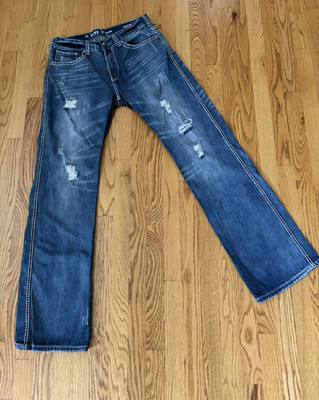 B. Tuff Men s Jeans 34x36 Western Just the right amount of Distress & Whiskering