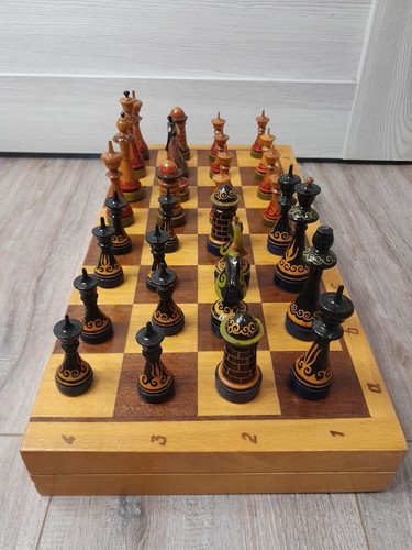 Vintage. Chess. Wooden chess USSR - Picture 17 of 20