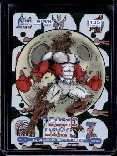 2026 Battle Arena Tecmo Bowl Full Moon Debut Helmets Battlefoil SP #H702