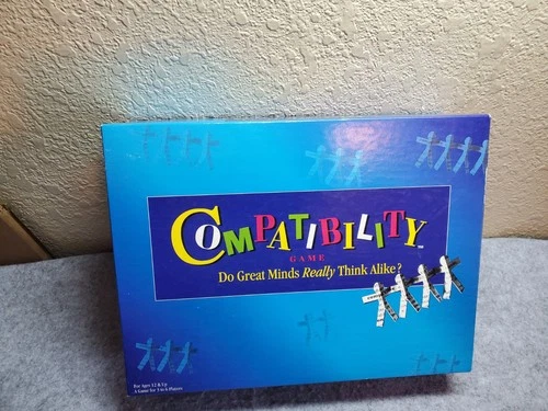 COMPATIBILITY Board Game Vintage 1996 Mattel, Pre-owned, Complete