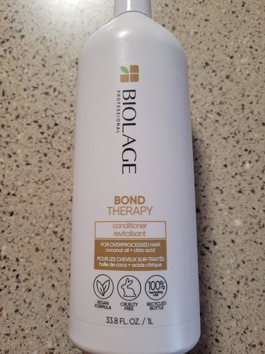 Biolage Bond Therapy Hair Conditioner 33.8 oz Jumbo For Overprocessed Hair NEW - Picture 2 of 7