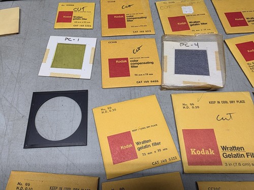 ๐ฅ 25+ Kodak Filters 3โ & 75mm Square New Used Cut Vtg Photography Camera & More - Picture 4 of 12