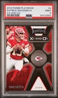 2019 PANINI PLAYBOOK X'S & O'S #4 PATRICK MAHOMES II PSA 9