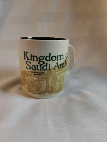Starbucks Global Icon Collector Series 2010 Mug Kingdom of Saudi Arabia 16oz Cup - Picture 10 of 15