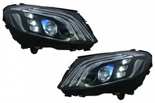 Full LED Scheinwerfer f&uuml;r Mercedes C-Klasse W205 S205 14-20 LHD W222 Look