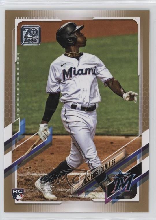 2021 Topps Gold /2021 Jazz Chisholm #538 Rookie RC