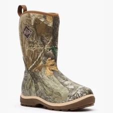 Muck Boot Company Kids' Element Boot Realtree Edge/Bison Camo - KELRTE, Realtree
