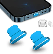 TITACUTE 2 Pack anti Dust Plugs for Iphone 14 Pro Max 13 11 12 Mini Dust Cover 8