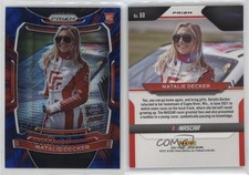 2021 Panini Prizm Red & Blue Hyper Prizm Natalie Decker #60 Rookie RC