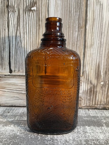 Botella de whisky araña vintage patente pendiente 8" alto 4" ancho 2" ancho - Imagen 1 de 8