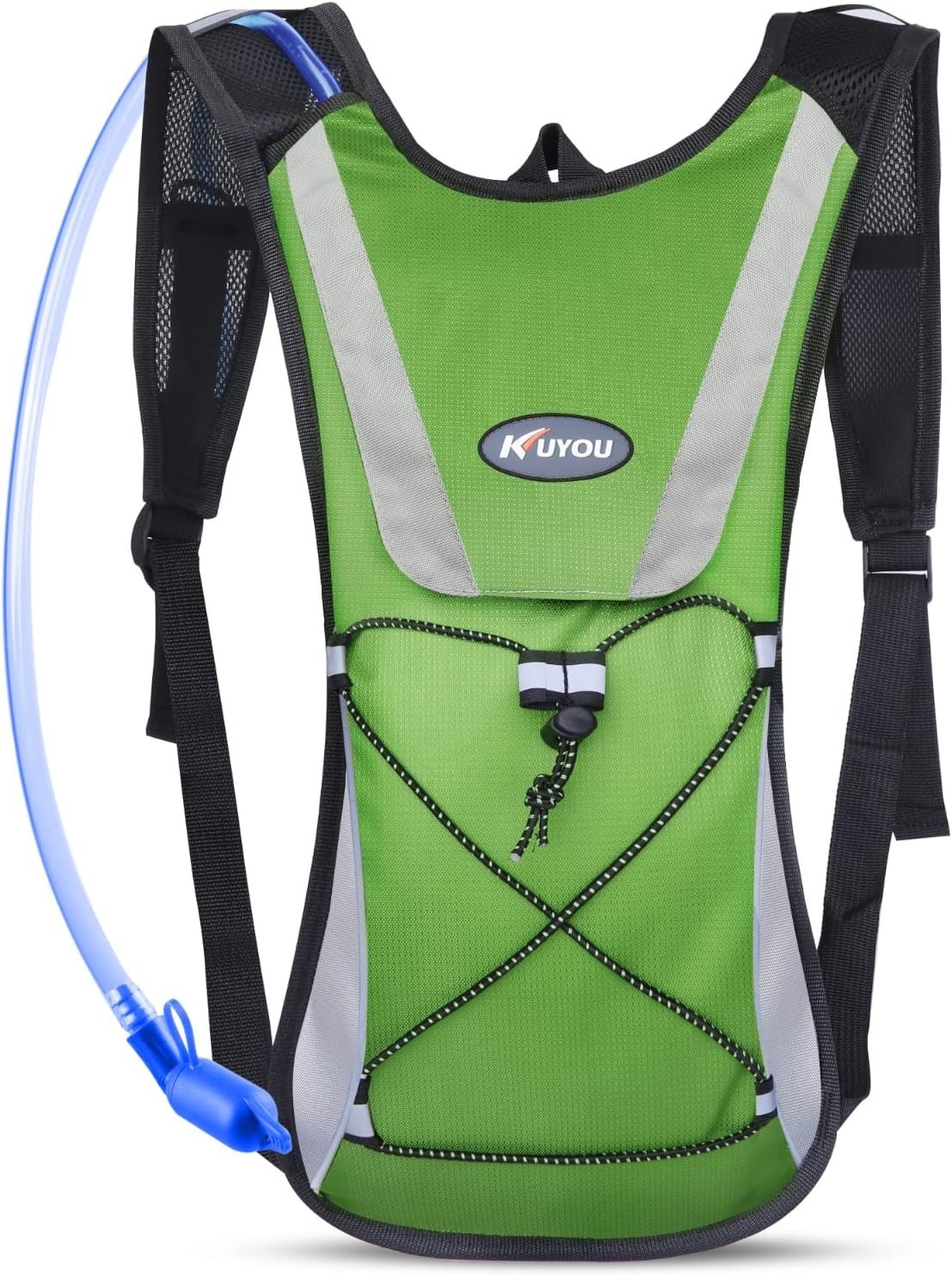 Insulated Hydration Backpack w&sol; 2L Bladder Lightweight Running Biking Festival