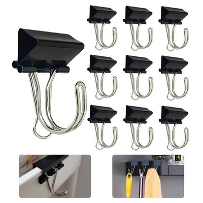 Durable Hanging Clips Binder Clips Hooks,Storage Baskets Durable Hanging Clip...
