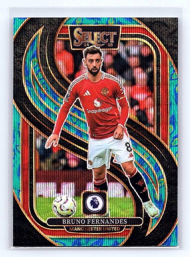 Bruno Fernandes 2024-25 Panini Select Premier League #196 Peacock SSP *ab