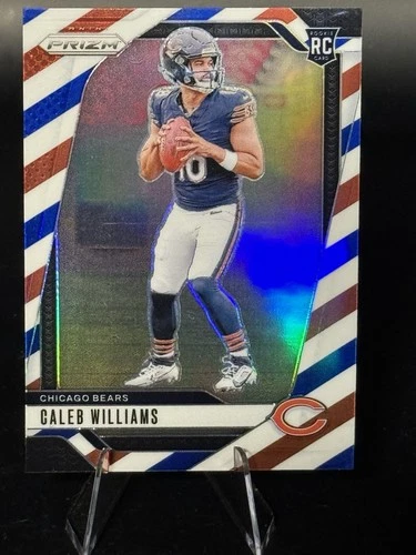 2024 PANINI PRIZM 301 CALEB WILLIAMS RED/WHITE/BLUE PRIZM
