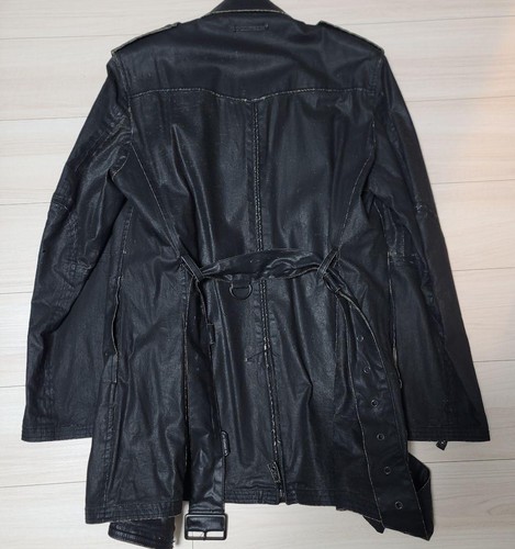 Unbenutzter Jean Paul Gaultier Baumwollmantel Größe 48 schwarz - Bild 2 von 12