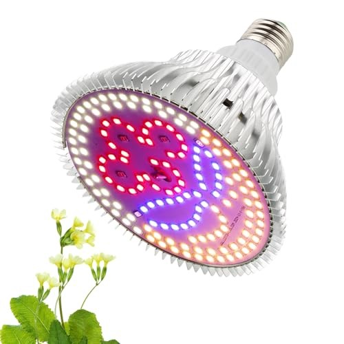156-LED Vollspektrum Pflanzenleuchte, E27 Grow Birne für Zimmerpflanzen, Energie 80W - Bild 2 von 8