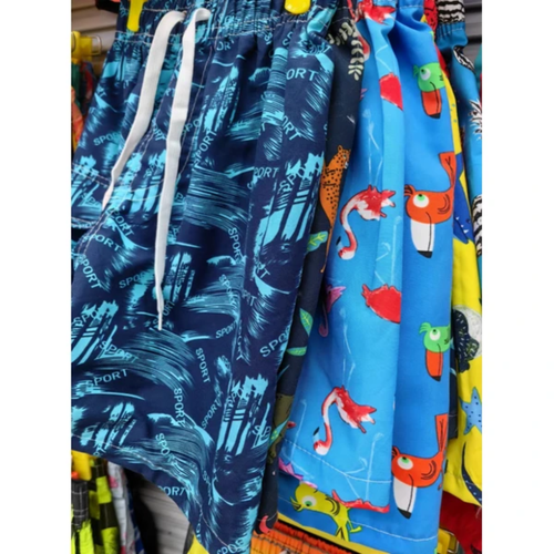 Pantalones Cortos de Verano Estampado Floral y Dibujos Animados - Cintura Elástica Ligera Trun - Imagen 2 de 3