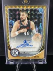 2025 Bowman Chrome Ivica Zubac #BCA-IZ Gold Geometric Auto /50 Clippers ✨