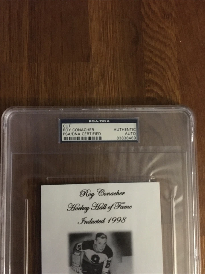 Pieza personalizada autógrafo Roy Conacher PSA/ADN Foto 2 de 4