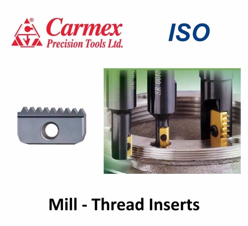 Carmex Internal ISO Threadmill Insert 14mm / 2.5mm Pitch / 14 I 2.5 ISO MT7 - Picture 3 of 4