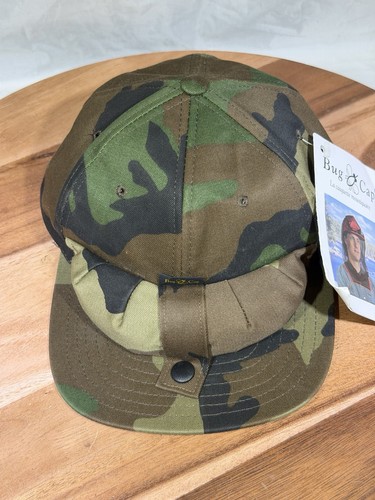 Bug Hat Net Cap Snapback Fishing Hiking built in hunting Canada Vintage New - Picture 2 of 7
