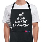 Polyester BBQ Apron Adjustable Neck Strap for Home Kitchen and Grilling