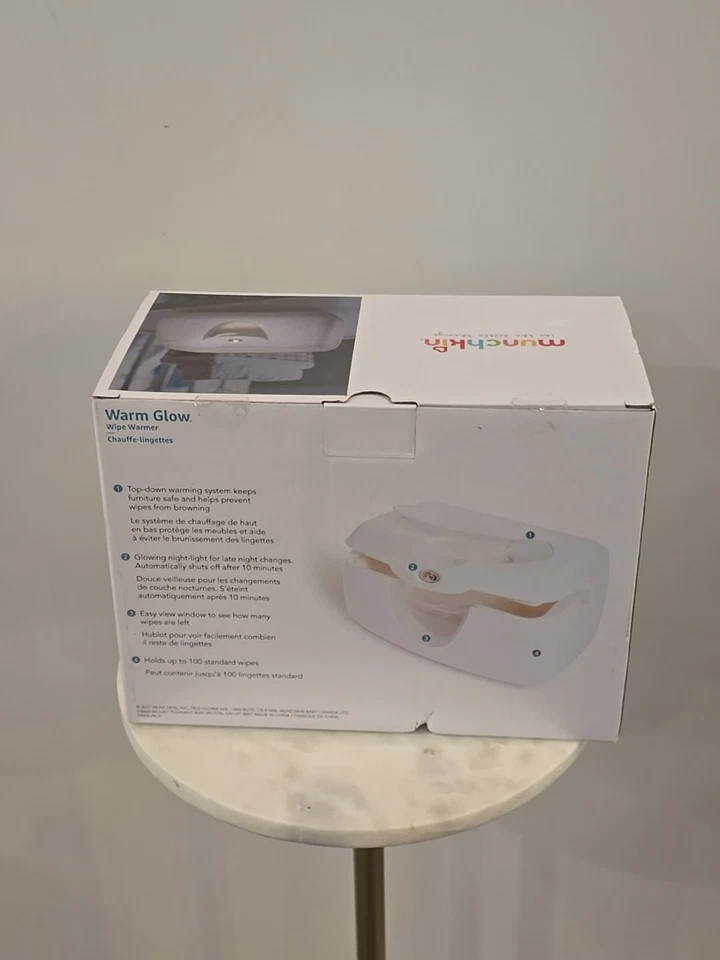 Munchkin® Warm Glow™ 婴儿和婴儿擦拭加热器,白色 — 第 4/4 张图片